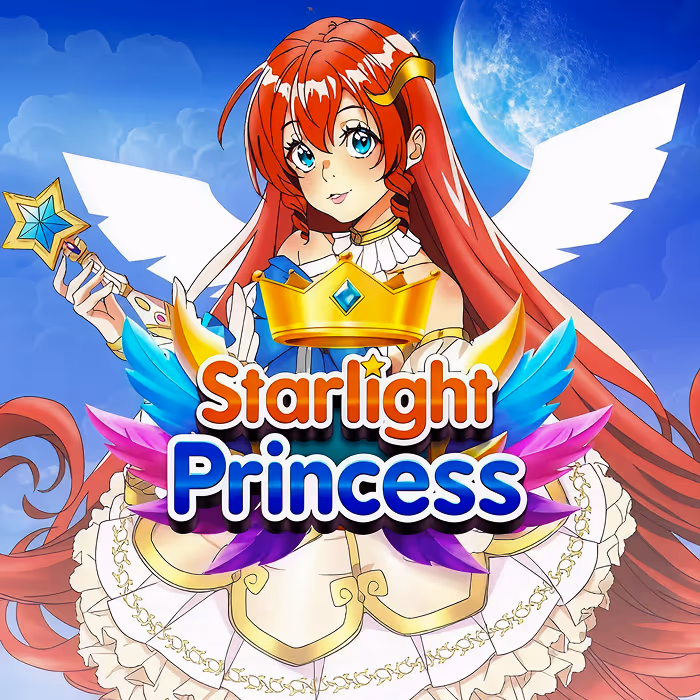 Starlight Princess anime-style slot featuring magical princess and multipliers